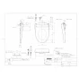TOTO CS232B+SH232BAK+TCF4744AK ピュアレストQR+アプリコットF4A 取扱説明書 商品図面 施工説明書 ピュアレストQR+アプリコットF4A 商品図面1
